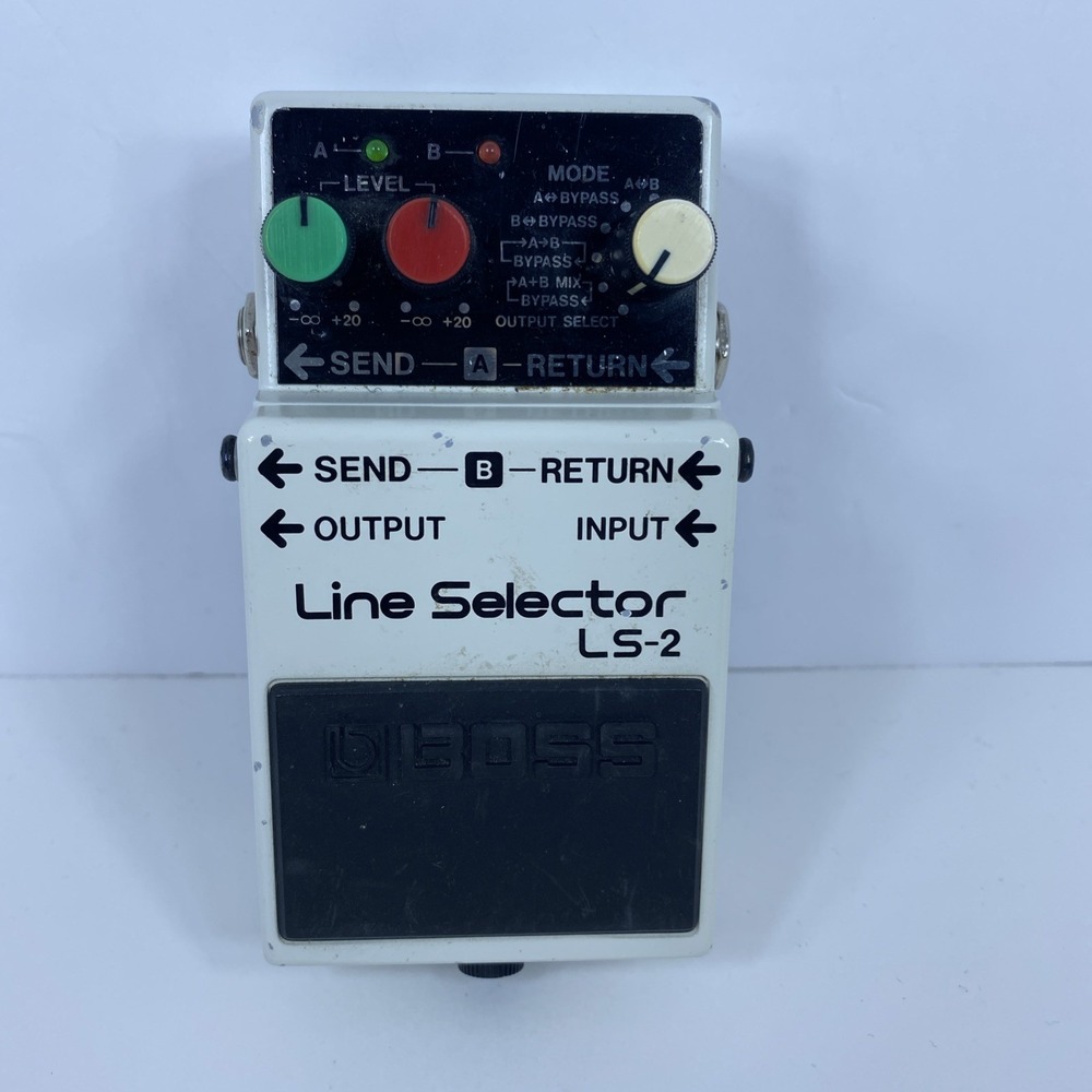 Boss Line Selector LS-2 Guitar Effects Pedal Analog Switcher LS2